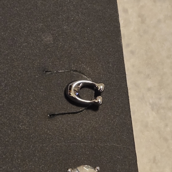 Coach Signature C Stud Earrings Set - Picture 3 of 5